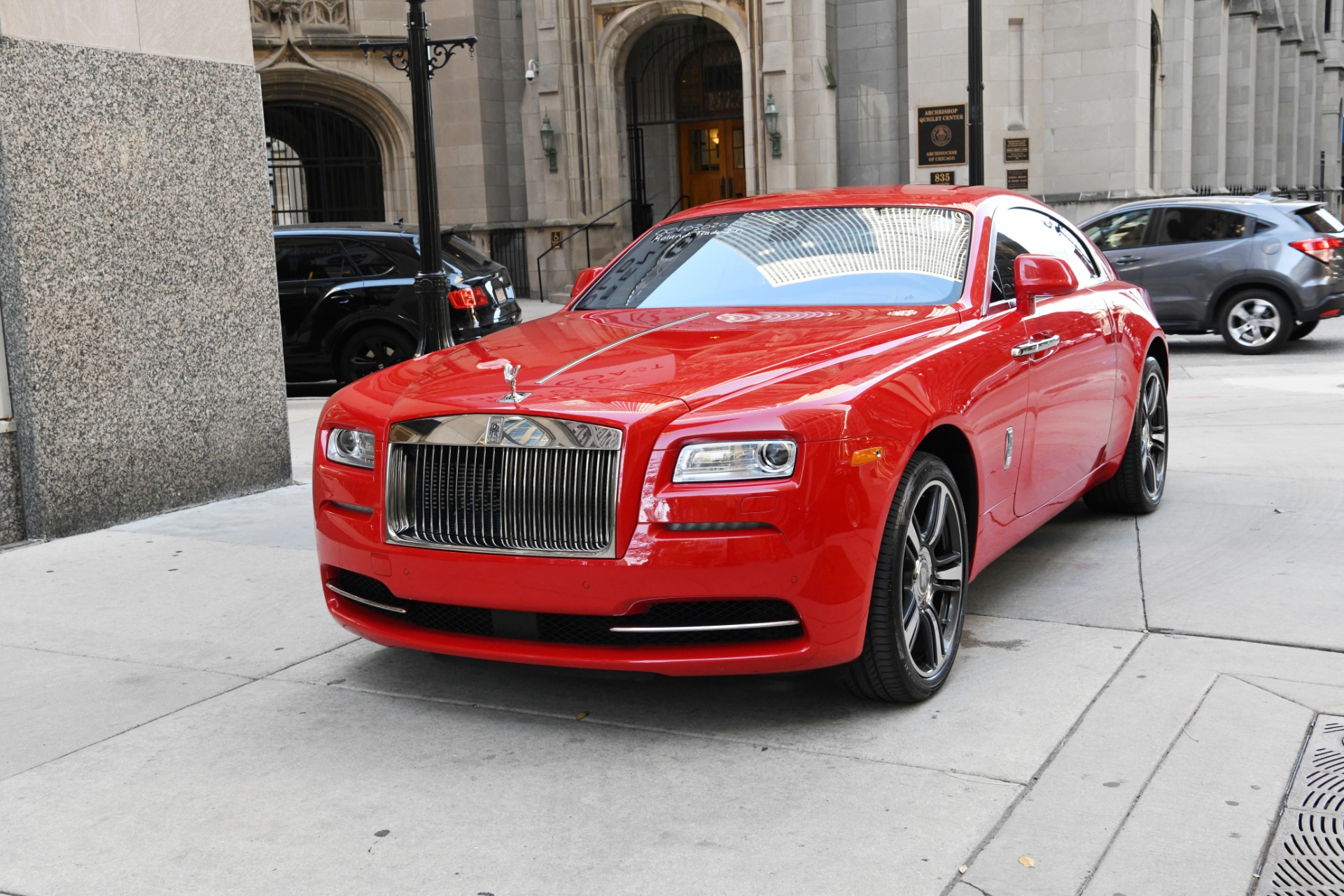 red Rolls-Royce ghost